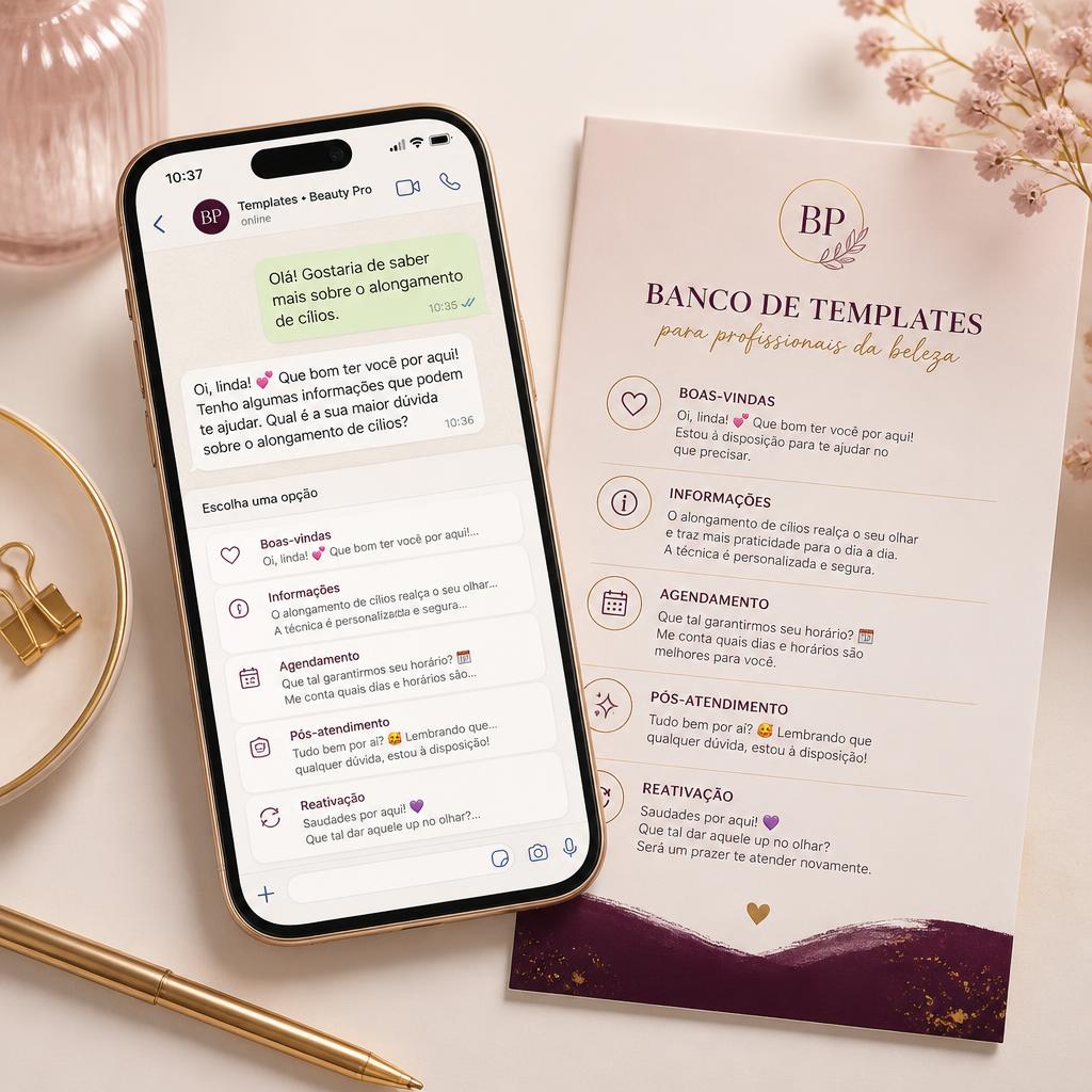 Mockup del Banco WhatsApp que Reserva™ de BRILLA PRO™